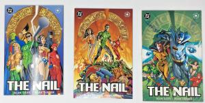 Justice League:The Nail Full Run Issues 1, 2, 3, Elseworlds VF+ - NM