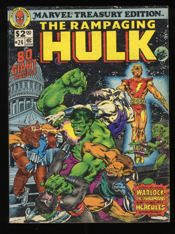 Marvel Treasury Edition #24 Rampaging Huk!