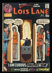 Superman's Girl Friend, Lois Lane #106 VG- 3.5 I am Curious (Black)!