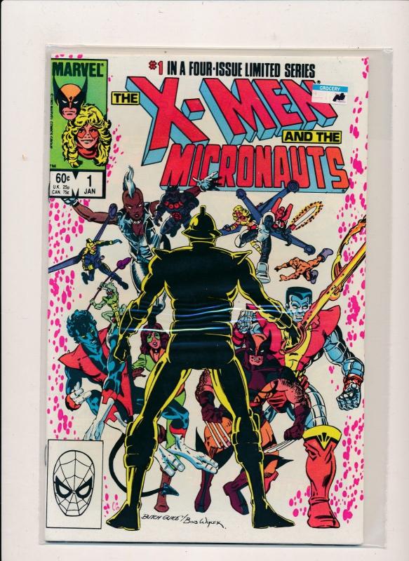 MARVEL 4 issue limited series The X-MEN and the Micronauts #1-4 VF (PF64) 