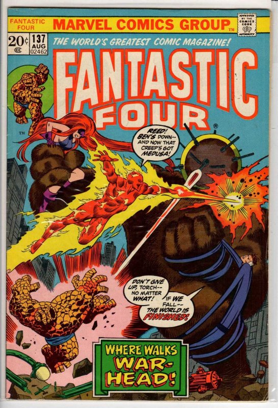 Fantastic Four #137 (1973) 2.5 GD+