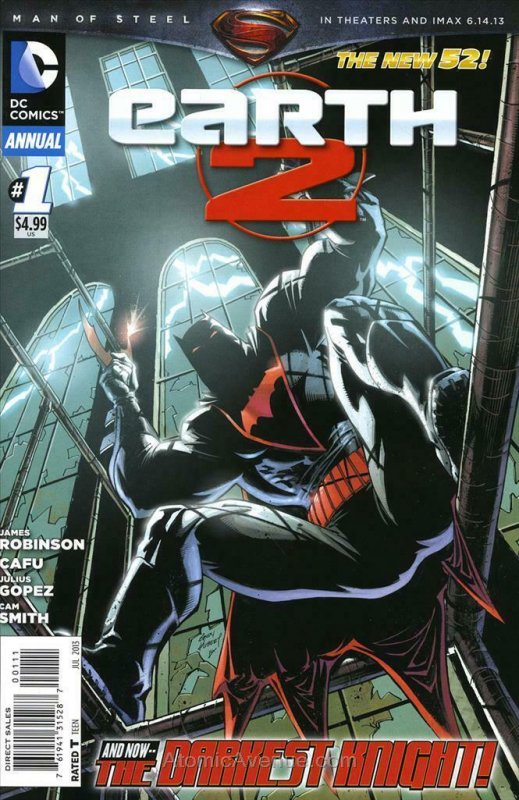 Earth 2 Annual #1 VF/NM; DC | save on shipping - details inside 