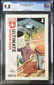 Ultimate Spider-Man #4 CGC 9.8 Checchetto Cover A 1st Printing Marvel 2024 WP