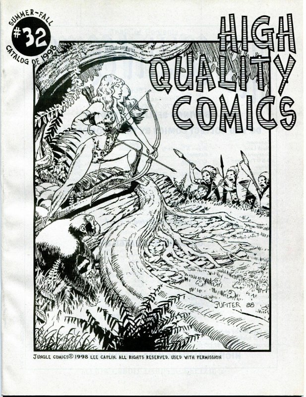 CaveWoman, Budd Root, Usagi Yojimbo, Sheena, High Quality Comics Catalogs