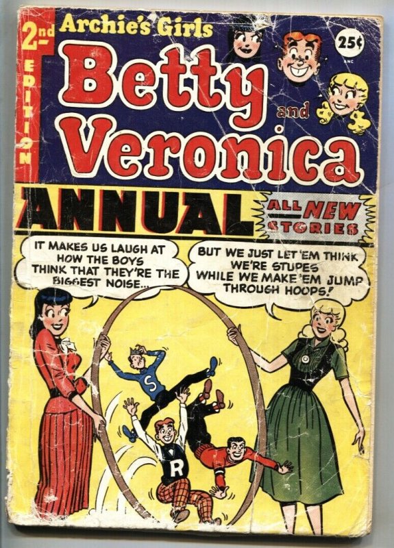 Archie's Girls Betty and Veronica Annual #2 1954- great cover