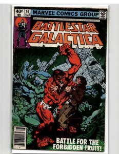 Battlestar Galactica #18 Newsstand Edition (1980) Battlestar Galactica