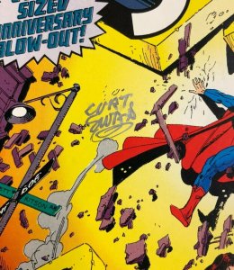 Action Comics (1938) #700 NM (9.4) Signed by Curt Swan W/COA Superman