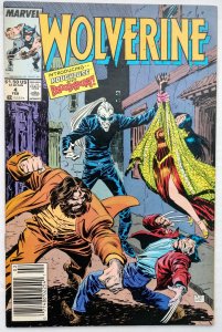 Wolverine #4 NEWSSTAND (VF)(1989) 