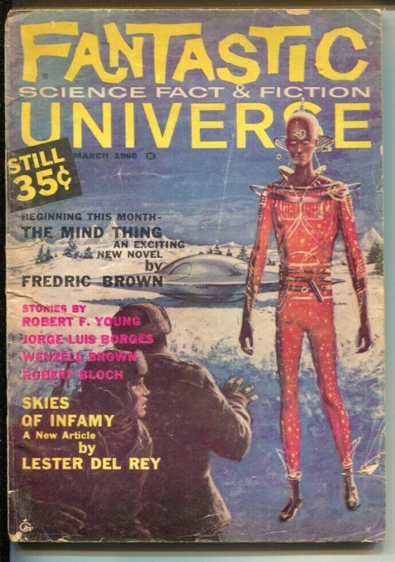 Fantastic Universe 3/1960-final issue-Fredric Brown-Robert Bloch-John Giunta ...