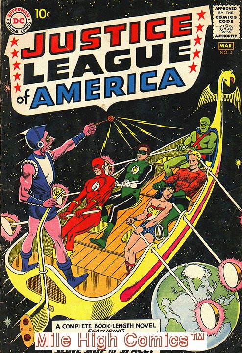 JUSTICE LEAGUE OF AMERICA  (1960 Series)  (DC) #3 Very Good Comics Book