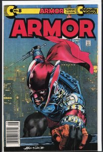 Armor #8 Newsstand Edition (1990) Armor