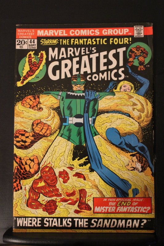 Marvel's Greatest Comics #44 (1973) Mid-High-Grade FN/VF Sandman reprint...