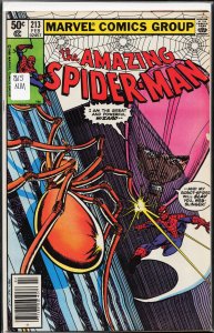 The Amazing Spider-Man #213 (1981) Spider-Man