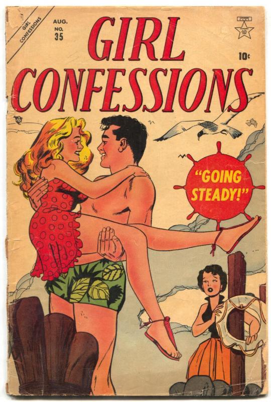 Girl Confessions #35 1954- Colletta- Maneely Romance story G