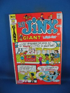 ARCHIE LIL JINX GIANT LAUGH OUT 41 VG F 1973