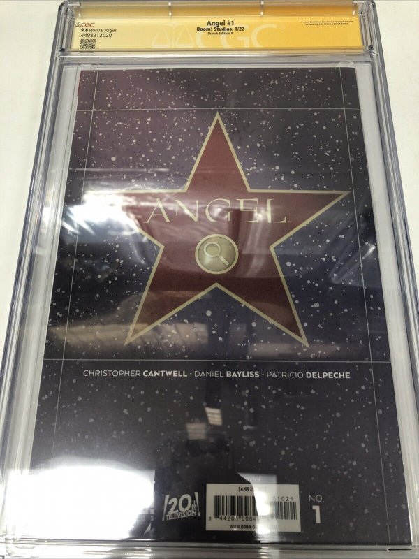 Angel (2022) # 1 (CGC 9.8 SS) Signed  Sketch  Scott Lobdell * Boom studios