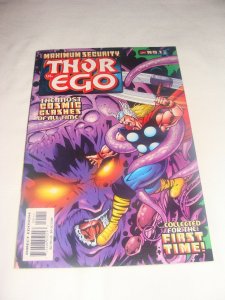 Maximum Security Thor vs. Ego #1 (Nov 2000) Reprints Thor 132 1st EGO Appearance