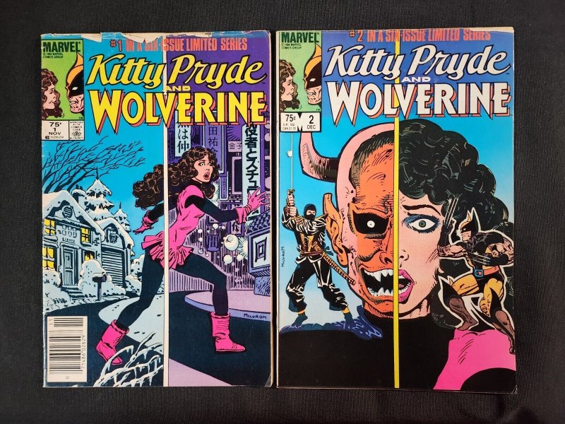 Kitty Pryde & Wolverine 6PC LOT #1-6 - Newsstand/Complete (5.0-6.0) 1984