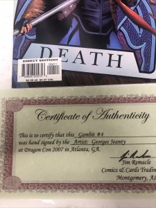 Gambit (2005) # 4 Variant • Signed Georges Jeanty • Marvel Comics • John Layman