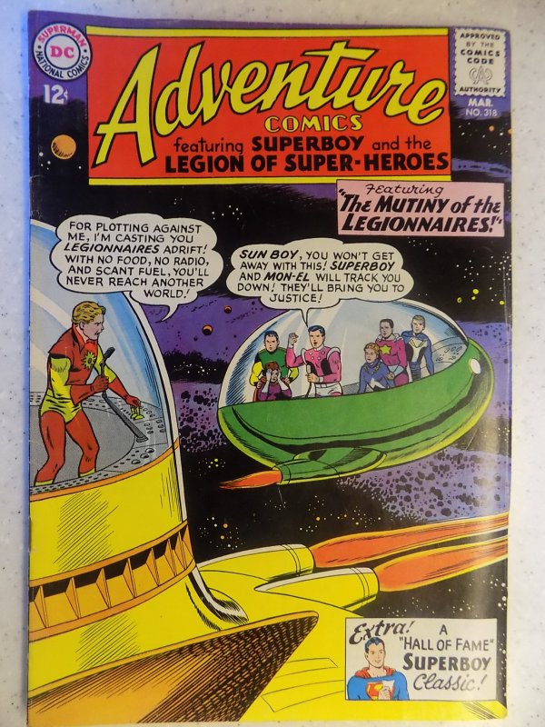 Adventure Comics # 318 DC Action Superboy Legion of Super-Heroes ...