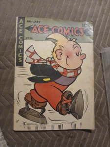 Ace Comics #118 Golden Age Katzenjammer Kids,Phantom,Prince Valiant,Blondie 1947