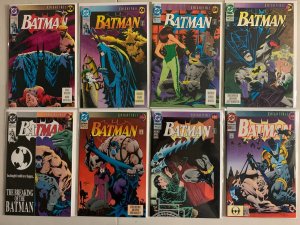Batman comics run #461-500 incl variant + 1 ann + 1 free comic 43 diff (1991-93)