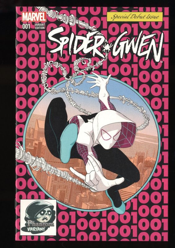 Spider-Gwen #1 NM+ 9.6 Phantom Variant Amazing Spider-Man #300 Homage