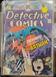 DETECTIVE COMICS  # 451 1975 SC COMICS BATMAN  hawkman BRONZE AGE LOW GRADE