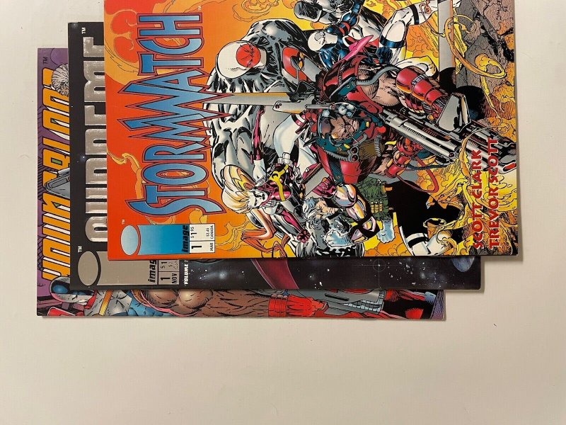 3 Image Comic Books Stormwatch # 1 Supreme # 1 Youngblood # 0  83 NO6