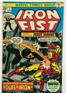 IRON FIST 1  Bronze Key November  1975 John Byrne classic nice FINE 