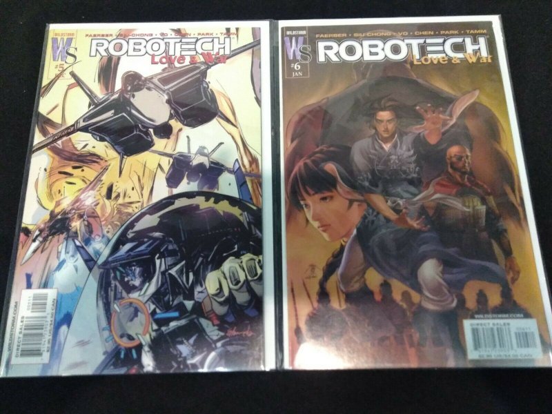 Wildstorm Robotech Love & War #1-6 FULL RUN 1, 2, 3, 4, 5, 6 Manga-Style Comic