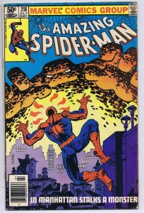 Amazing Spider-Man #218 ORIGINAL Vintage 1981 Marvel Comics  