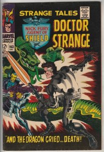 Strange Tales #163 (Aug-67) VF+ High-Grade Nick Fury, Dr. Strange
