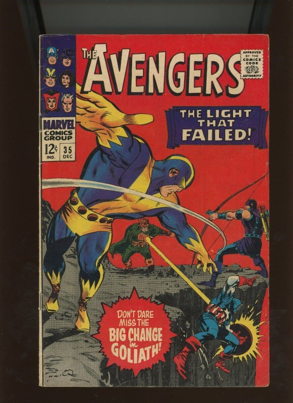 (1966) The Avengers #35: SILVER AGE! THE LIGHT THAT FAILED! (5.0/5.5)