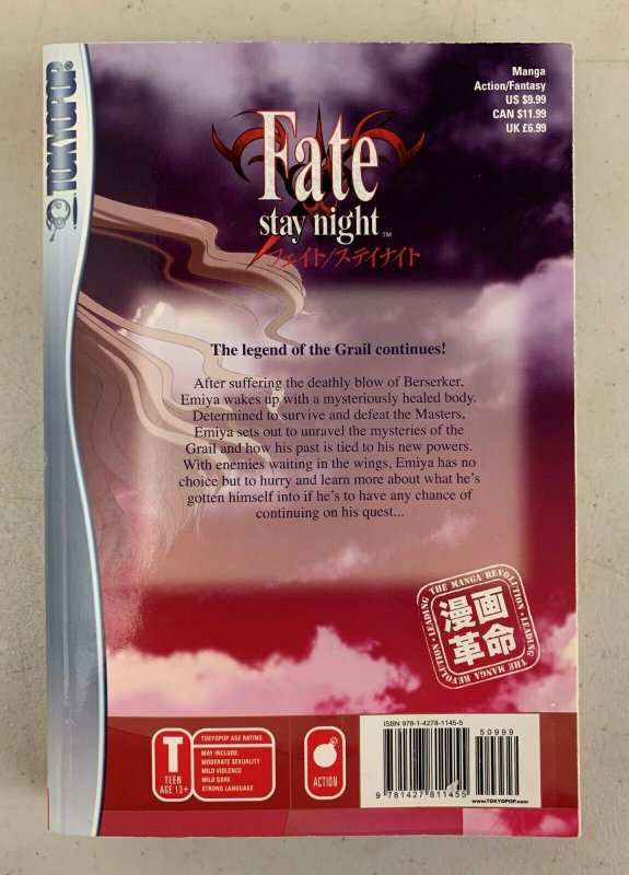 Fate/Stay Night Vol. 2  Paperback 2008 Type-Moon Dat Nishiwaki  