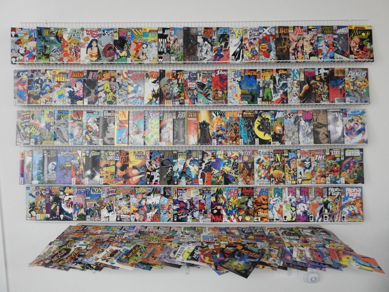 Huge Lot 200+ Comics W/ Alpha Flight, Batman, Silver Surfer, +More! Avg VG/FN !