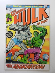 The Incredible Hulk #159 (1973) GD/VG Condition moisture damage