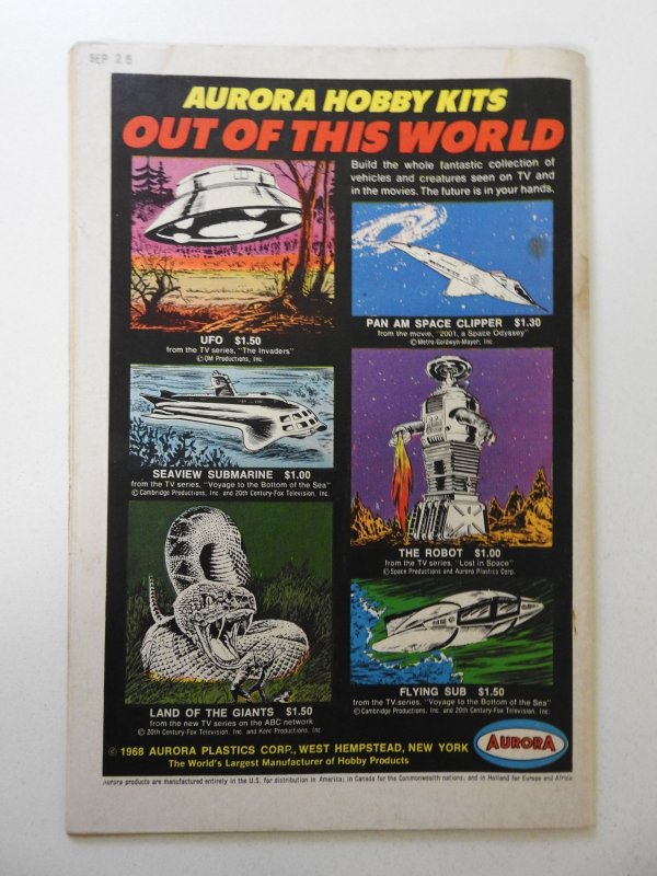 Action Comics #369 (1968) VG- Condition moisture stain, rust on staples