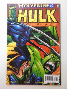 Hulk #8 (1999) vs Wolverine!! Awesome NM Condition!!
