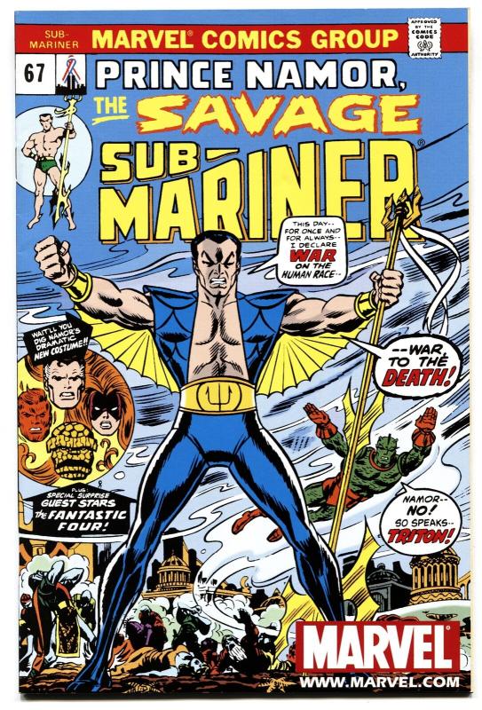 SUB-MARINER #67-comic book-MARVEL-HIGH GRADE-RARE 2ND PRINT-HTF-NM- 