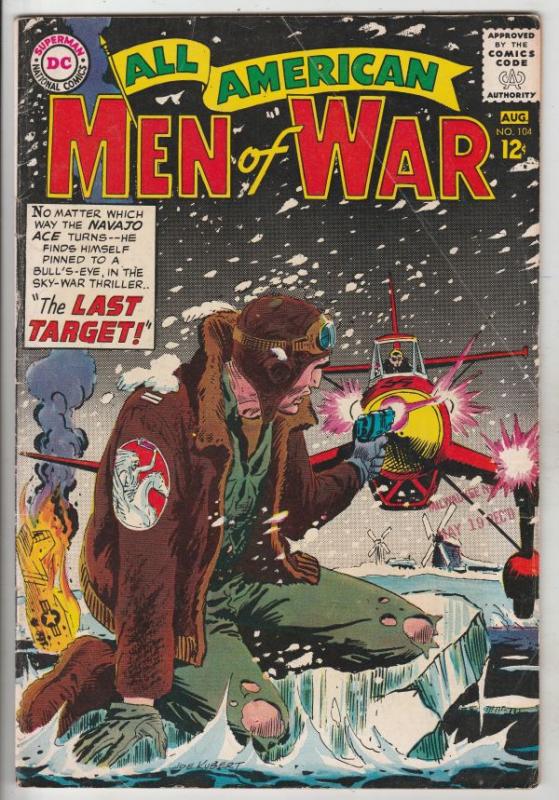 All-American Men of War #104 (Aug-64) VG+ Affordable-Grade Johnny Cloud