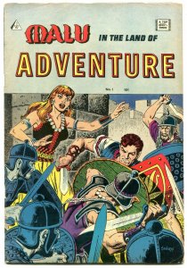 Malu in the Land of Adventure #1 1963- Golden Age reprints- GGA FN-