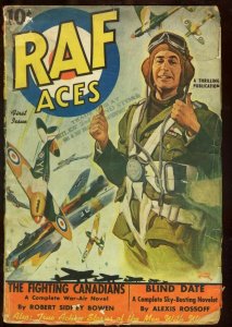 RAF ACES 1941-#1-RARE FIRST ISSUE PULP G/VG