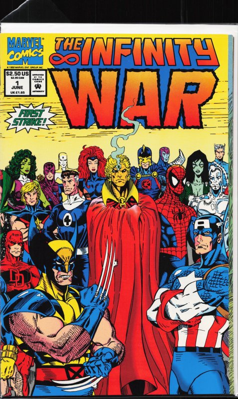 The Infinity War #1 (1992) Adam Warlock [Key Issue]