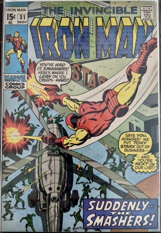 Iron Man #31, 36, 37 and #44. High Grade Lot!