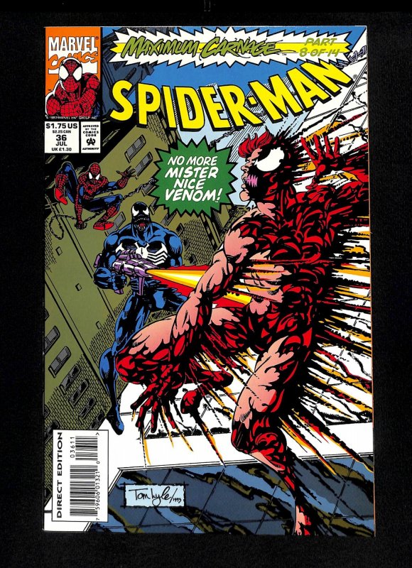 Spider-Man #36 Venom and Carnage Appearance!