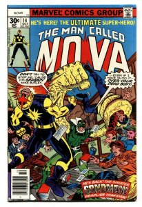 NOVA #14-Sandman comic book MARVEL BRONZE-AGE 1977