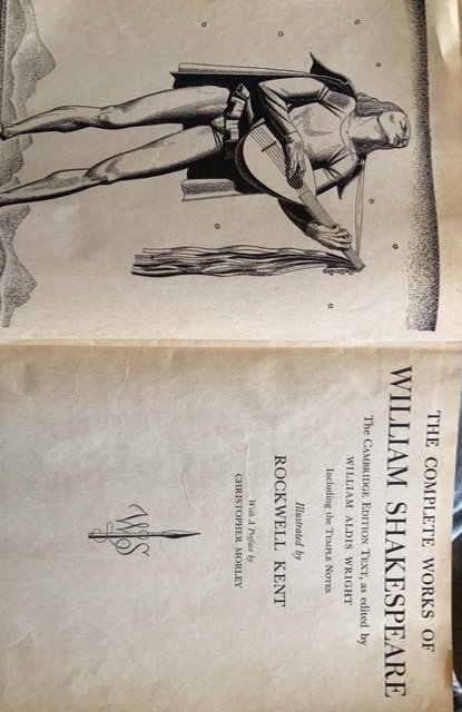 The complete works of William Shakespeare, art by Kent, 1936 1st ed