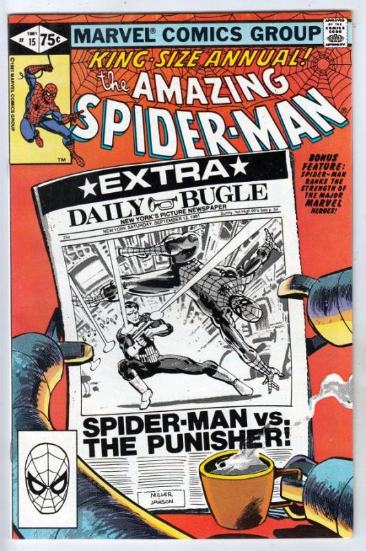 Amazing Spider-Man, King-Size Annual #15 (Jan-81) NM- High-Grade Spider-Man