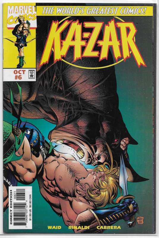 Ka-Zar (vol. 3, 1997) # 6 VG Waid/Rinaldi, Andy Kubert cover